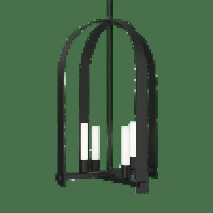 Triomphe 4-Light Pendant – Black