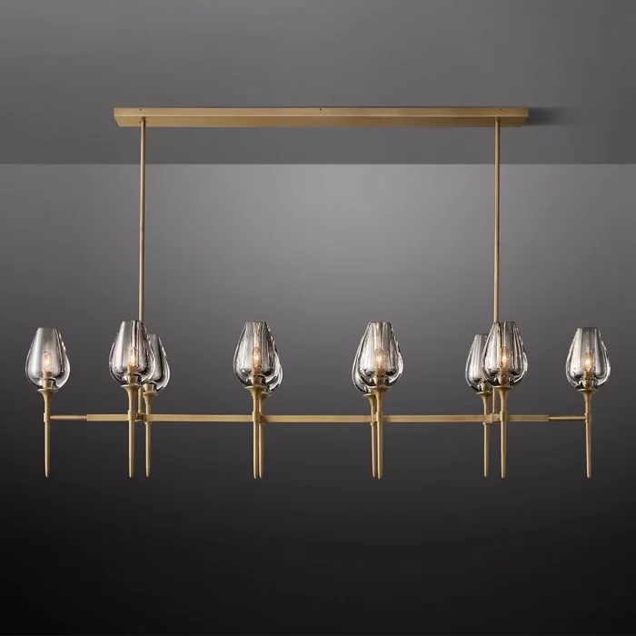 Tulip Linear Chandelier 65″LL-CPGX1011-135