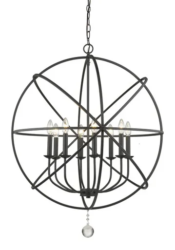 Tull Eight Light Chandelier (458-30MB)