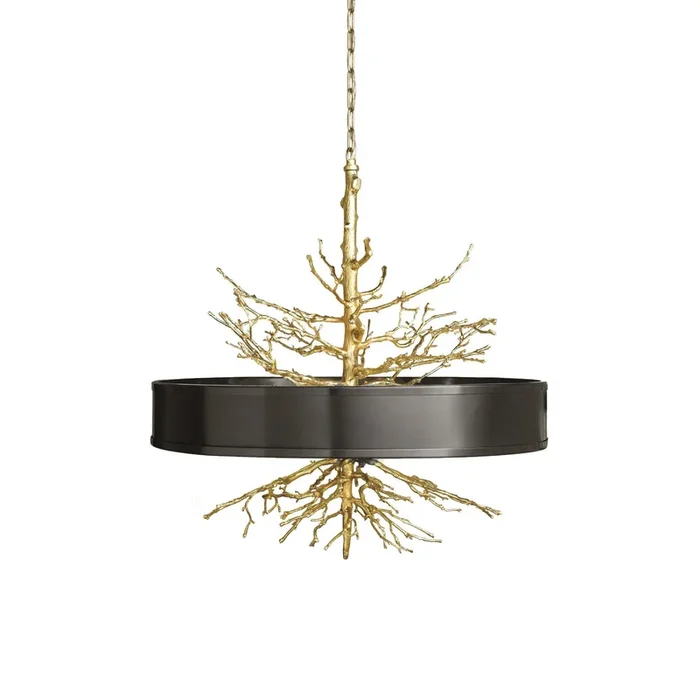 Twig Brass Chandelier