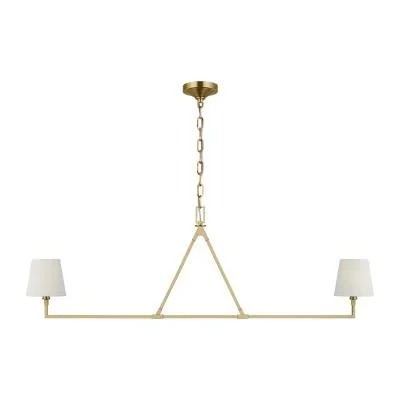 Two Light Linear Chandelier6774215