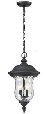 Two Light Outdoor Chain Mount Ceiling Fixture829678