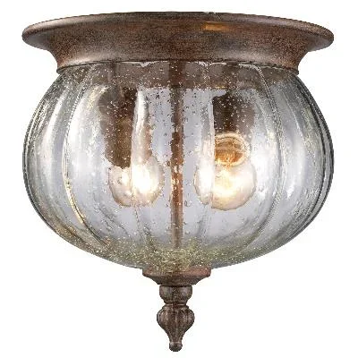 Two Light Outdoor Flush Mount139566