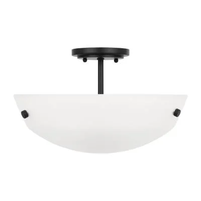Two Light Semi-Flush Convertible Pendant8664242