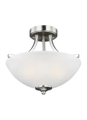 Two Light Semi-Flush Convertible Pendant883905