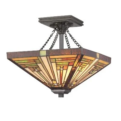 Two Light Semi Flush Mount061660