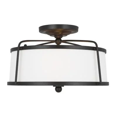 Two Light Semi-Flush Mount2507987