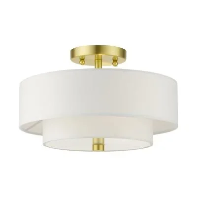 Two Light Semi Flush Mount3157360