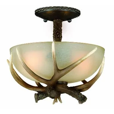 Two Light Semi Flush Mount610075