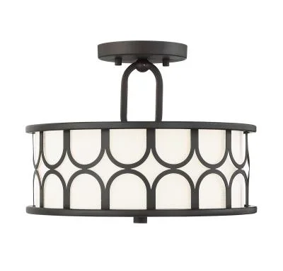 Two Light Semi-Flush Mount836306