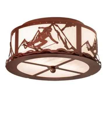 Two Light Semi-Flushmount3733166