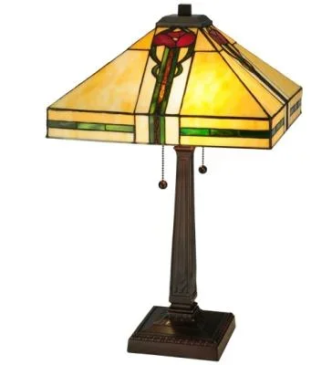Two Light Table Lamp016375