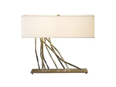 Two Light Table Lamp074960