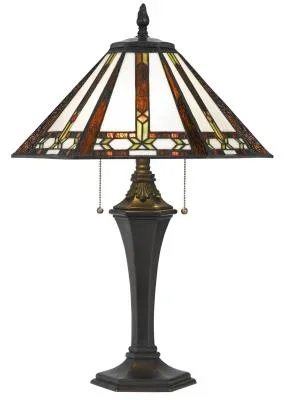 Two Light Table Lamp080726