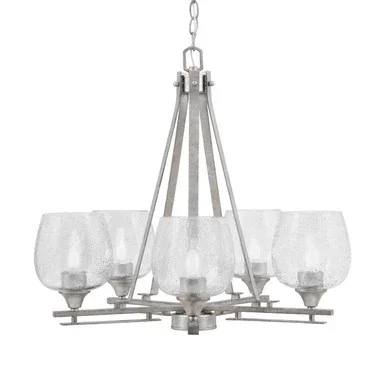 Uptowne Five Light Chandelier (325-AS-4812)
