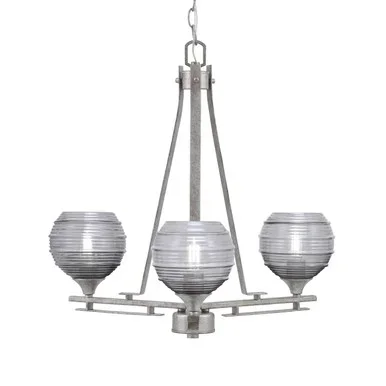 Uptowne Three Light Chandelier (323-AS-5112)