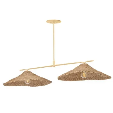 Valier Two Light Island Pendant (F8755-VGL)
