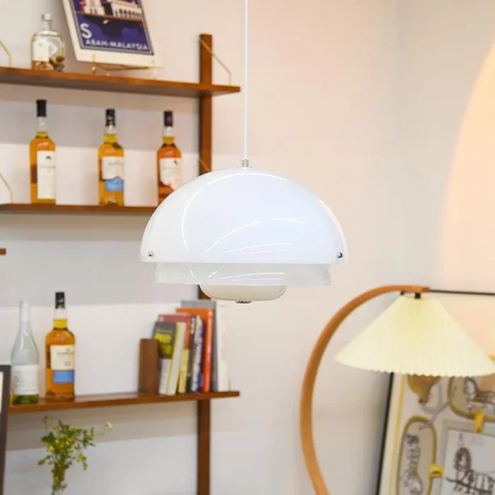 Vintage French Dining Table Lamp Living Room Glass Pendant LightLF-839-014-40CM*35CM