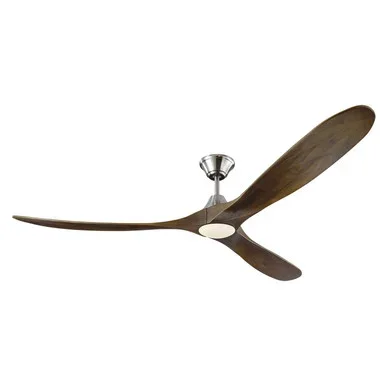 Visual Comfort Fan Maverick 70″Ceiling Fan in Brushed Steel – 3MAVR70BSD