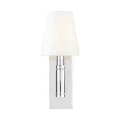 Visual Comfort Studio Beckham Classic One Light Wall Sconce in Polished Nickel – TV1001PN