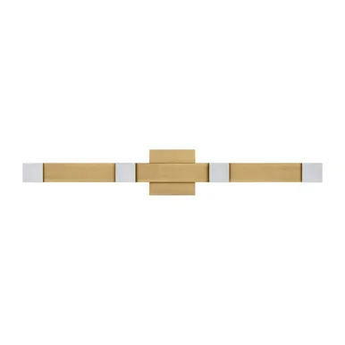 Visual Comfort Studio Brander LED Vanity in Satin Brass – DJV1071SB-L1