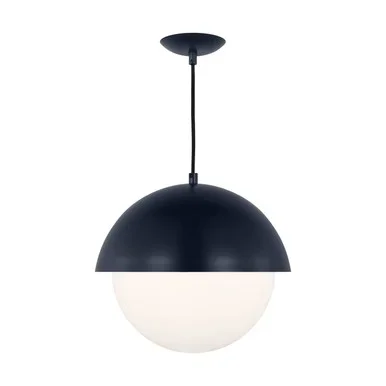 Visual Comfort Studio Hyde One Light Pendant in Navy – DJP1041NVY