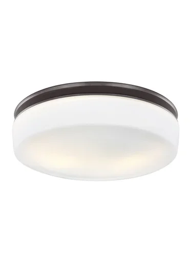 Visual Comfort Studio Issen Two Light Flush Mount in Oil Rubbed Bronze – FM504ORB