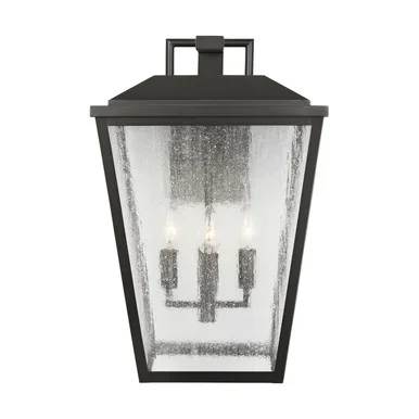 Visual Comfort Studio Kennewick Four Light Wall Lantern in Antique Bronze – DJO1084ANBZ