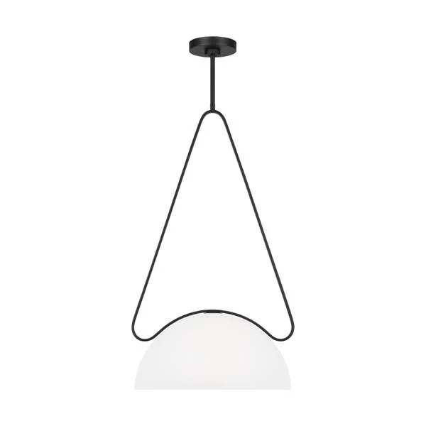 Visual Comfort Studio KP1161MBK Large Pendant in Midnight Black