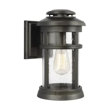 Visual Comfort Studio Newport One Light Outdoor Wall Lantern in Antique Bronze – OL14301ANBZ