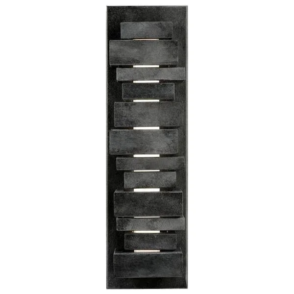 Visual Comfort Studio OL11201DWZ Small LED Outdoor Sconce in Dark Weathered Zinc