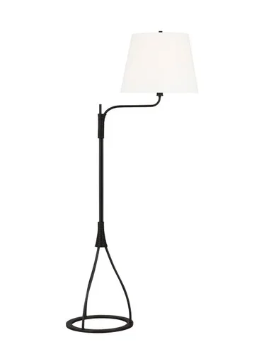 Visual Comfort Studio Sullivan One Light Floor Lamp in Aged Iron – LT1151AI1