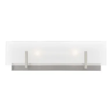 Visual Comfort Studio Syll Two Light Wall / Bath in Brushed Nickel – 4430802EN-962