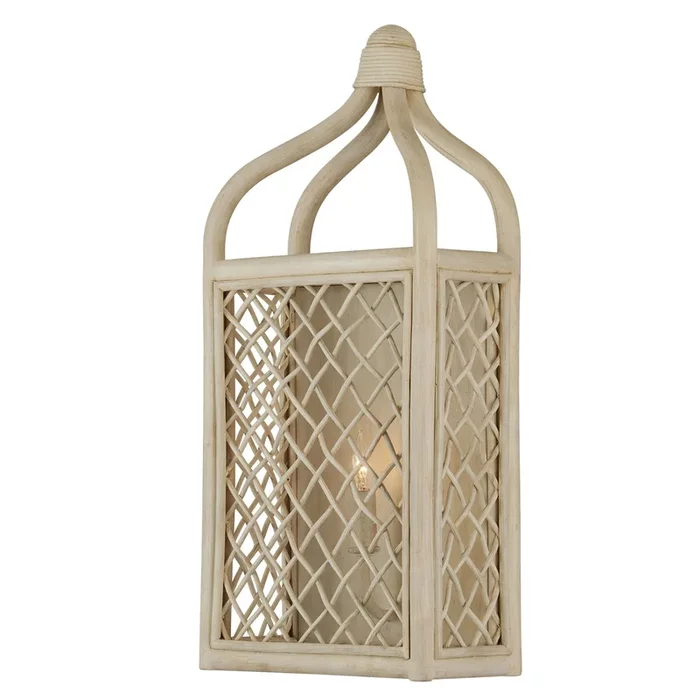 Wanstead Ivory Wall Sconce – Bleached Natural/Antique Pearl5000-0233