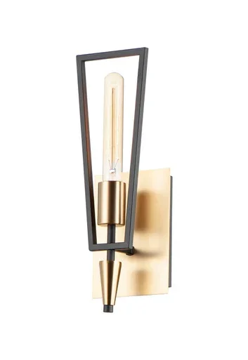 Wings One Light Wall Sconce (11651BKSBR)