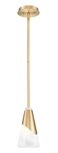 Z-Lite Aimie One Light Pendant in Modern Gold – 828P6-ROD-MGLD
