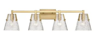 Z-Lite Analia Four Light Vanity in Modern Gold – 1101-4V-MGLD