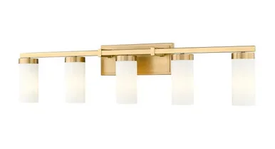 Z-Lite Danica Five Light Vanity in Modern Gold – 3044-5V-MGLD