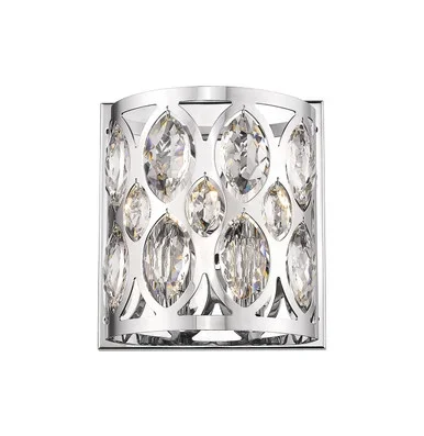 Z-Lite Dealey Two Light Wall Sconce in Chrome – 6010-2S-CH