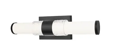 Z-Lite Egon LED Vanity in Matte Black – 1015-18W-MB-LED