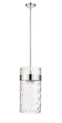 Z-Lite Fontaine Four Light Pendant in Polished Nickel – 3035P12-PN