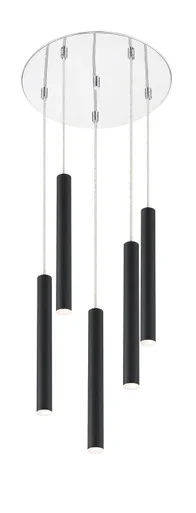 Z-Lite Forest LED Chandelier in Chrome – 917MP12-MB-LED-5RCH