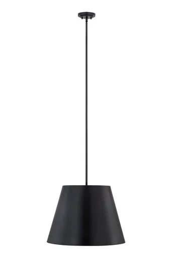 Z-Lite Lilly One Light Pendant in Matte Black – 2307-24MB