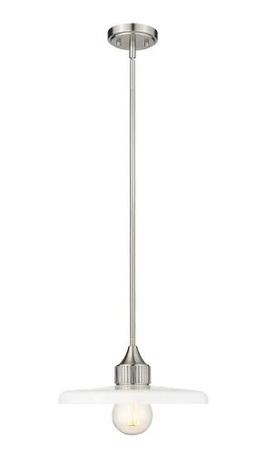 Z-Lite Paloma One Light Pendant in Brushed Nickel – 820P14-BN