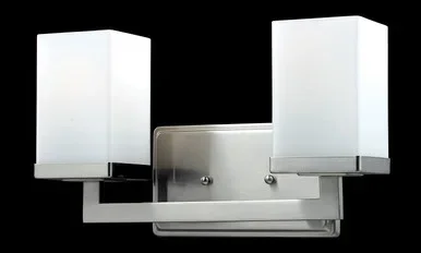 Z-Lite Tidal Two Light Vanity in Brushed Nickel – 1900-2V