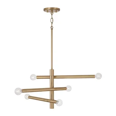 Zane Six Light Chandelier (451261)