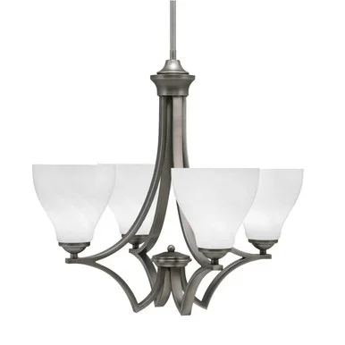 Zilo Four Light Chandelier (564-GP-4761)
